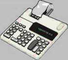 Adding machine/tabulator graphic